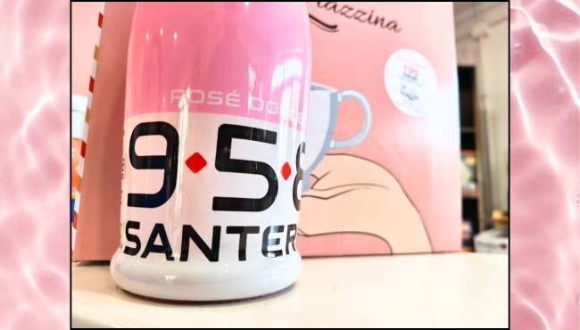 Pink! | 100 cialde di Caff Passion miscela Rosa e Bottiglia di Ros Dolce Santero 958 da 75cl
